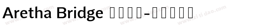 Aretha Bridge 字体下载字体转换